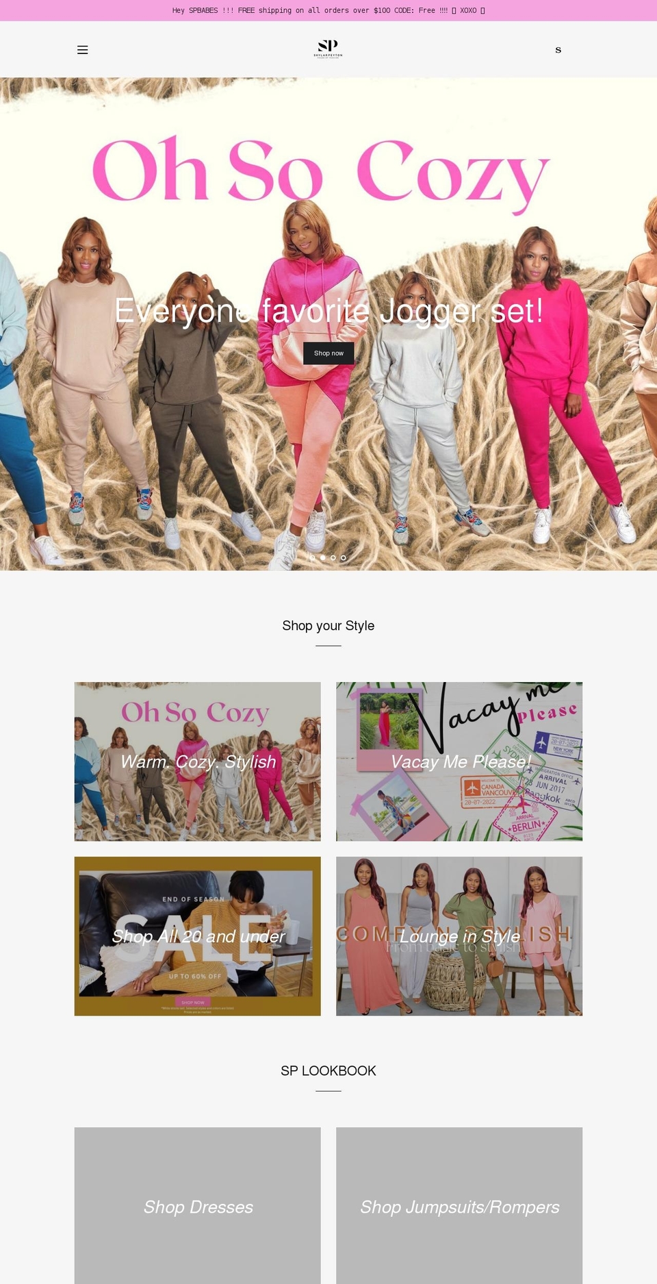 skylarpeytonfashion.com shopify website screenshot