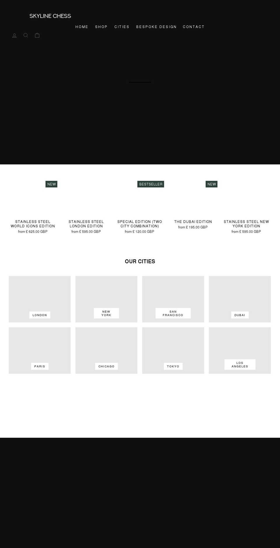 skylinechess.com shopify website screenshot