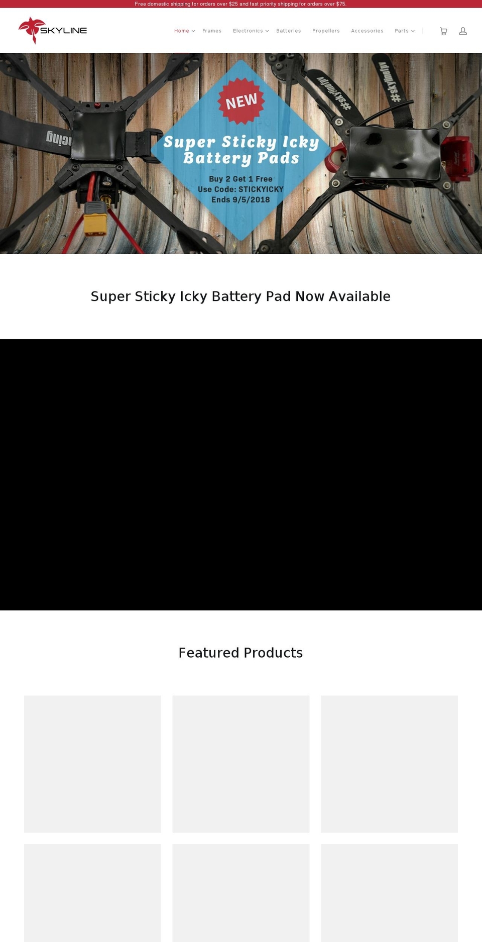skylinefpv.com — Shopify storefront screenshot