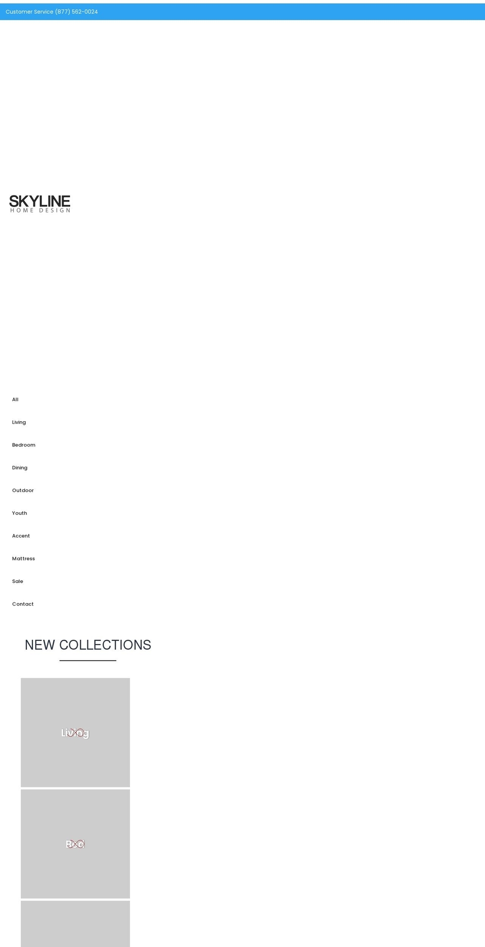 skylinehomedesign.myshopify.com shopify website screenshot