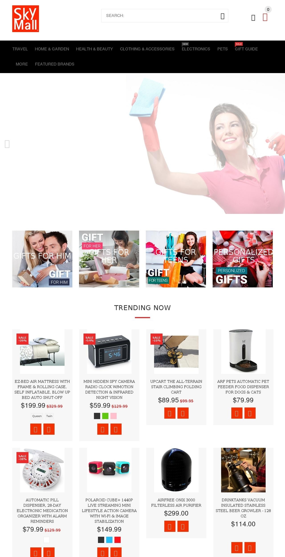 YourStore-V2-0-1A Shopify theme site example skymall.me