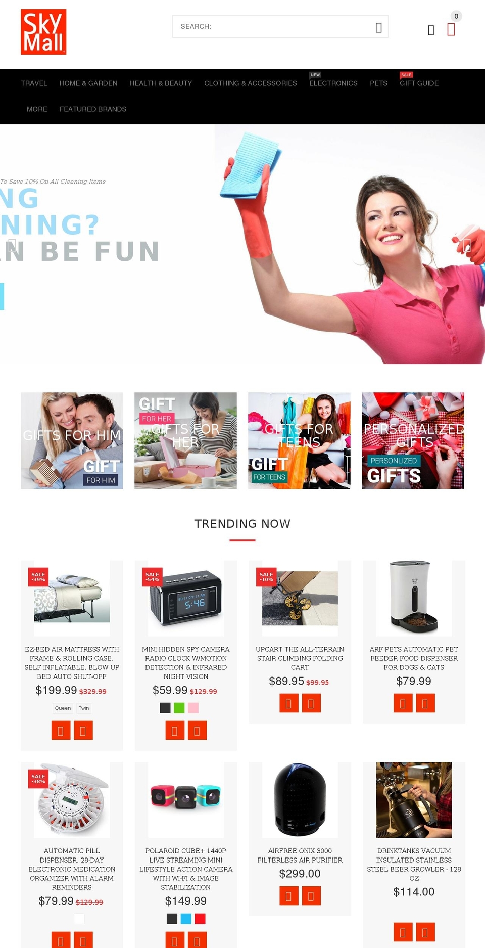 YourStore-V2-0-1A Shopify theme site example skymallcatalogue.com