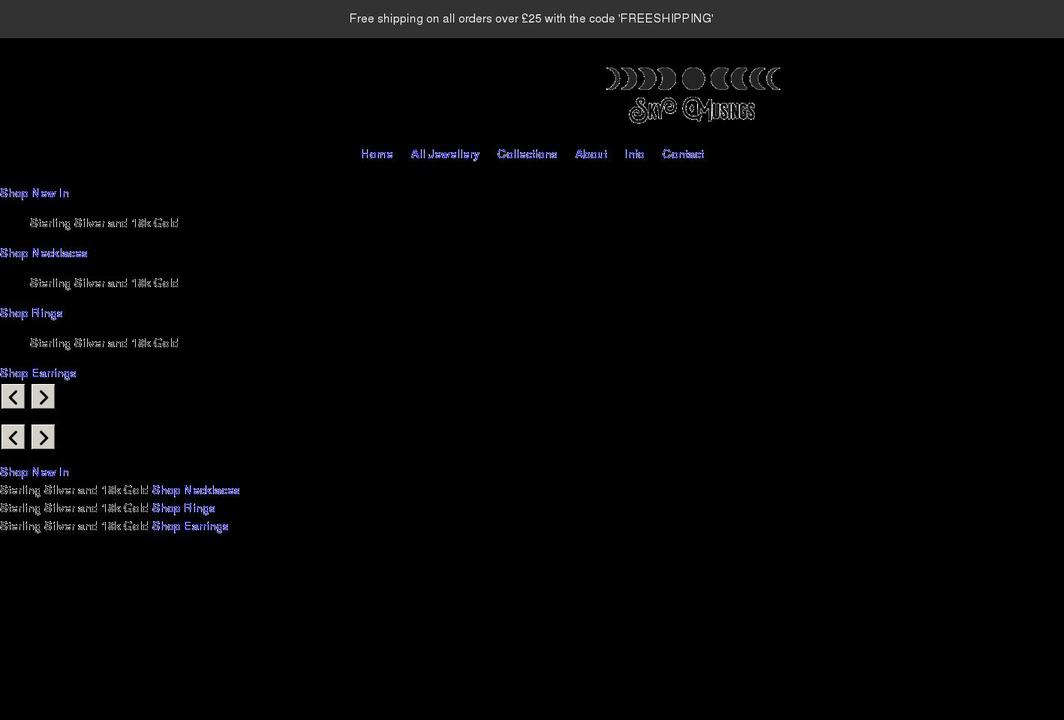 skymusings.com shopify website screenshot