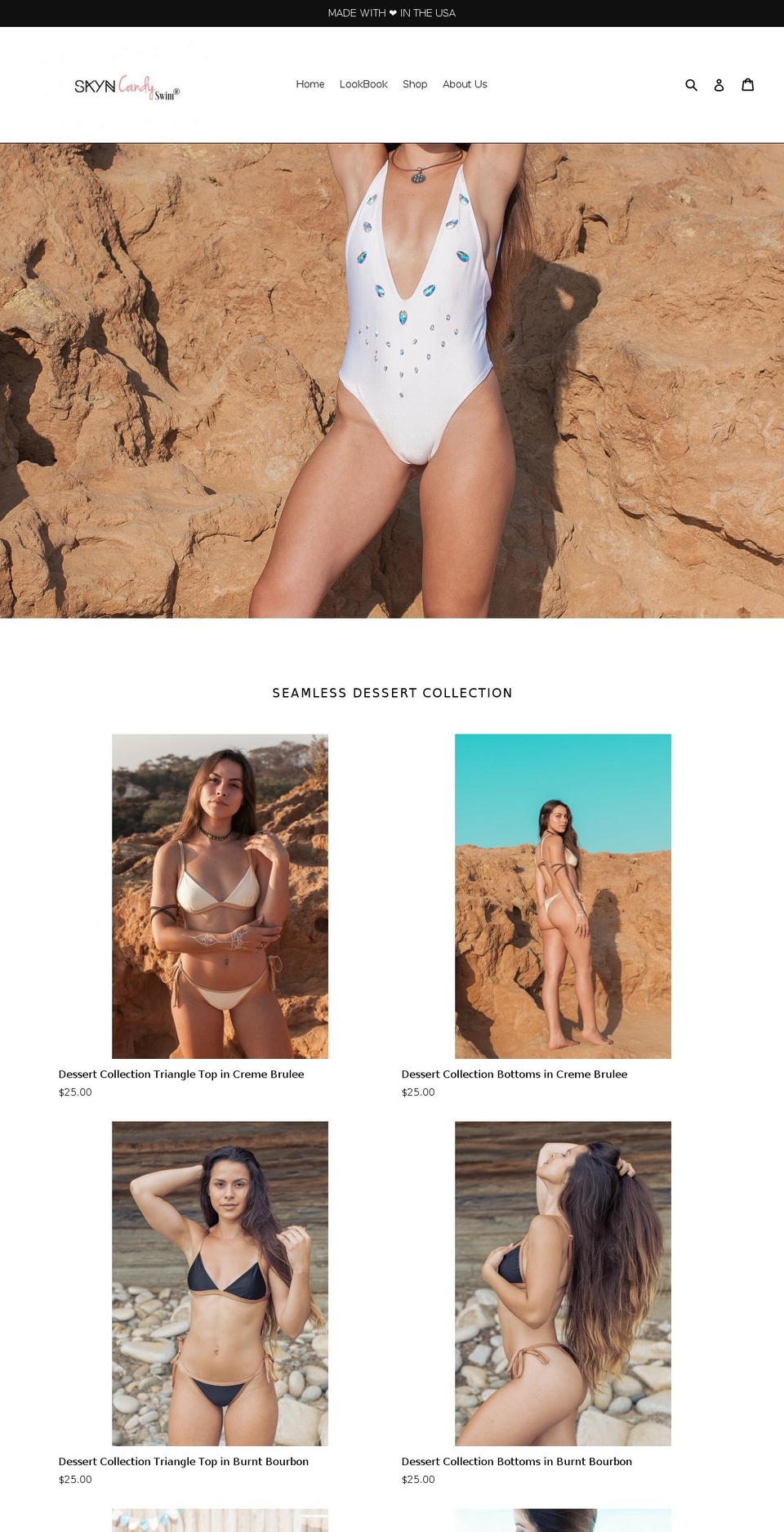 skyncandyswim.com shopify website screenshot