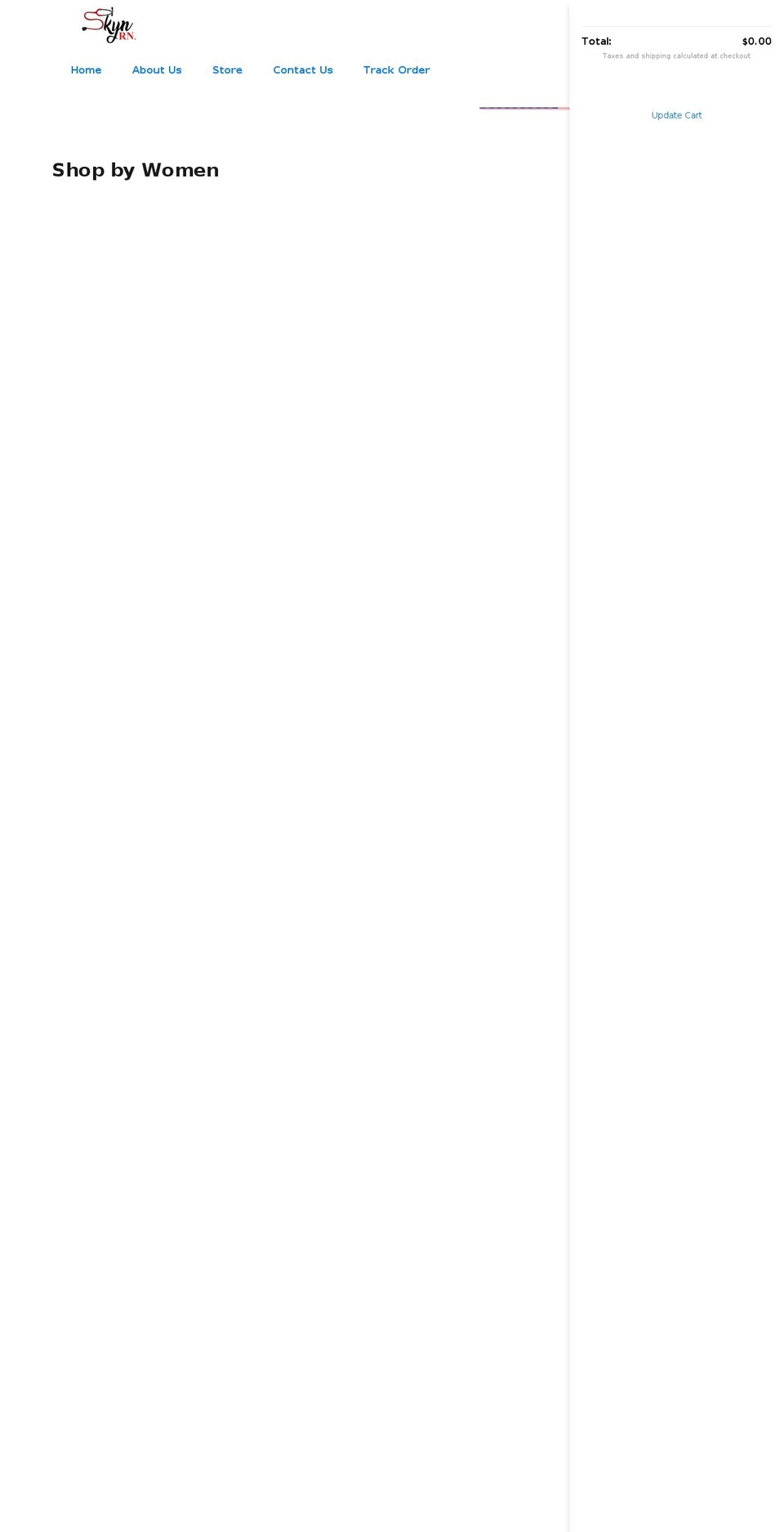 skynrn.com shopify website screenshot