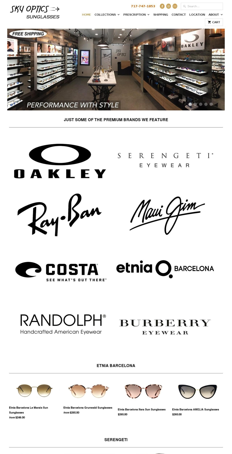 skyopticsusa.com shopify website screenshot