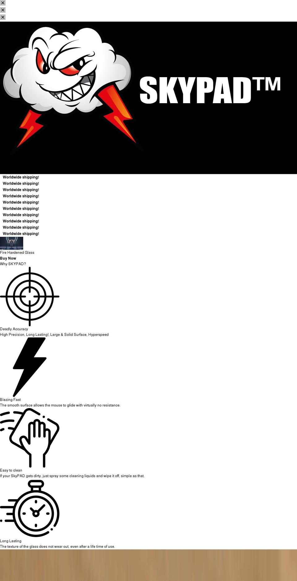 skypad-gaming.com shopify website screenshot