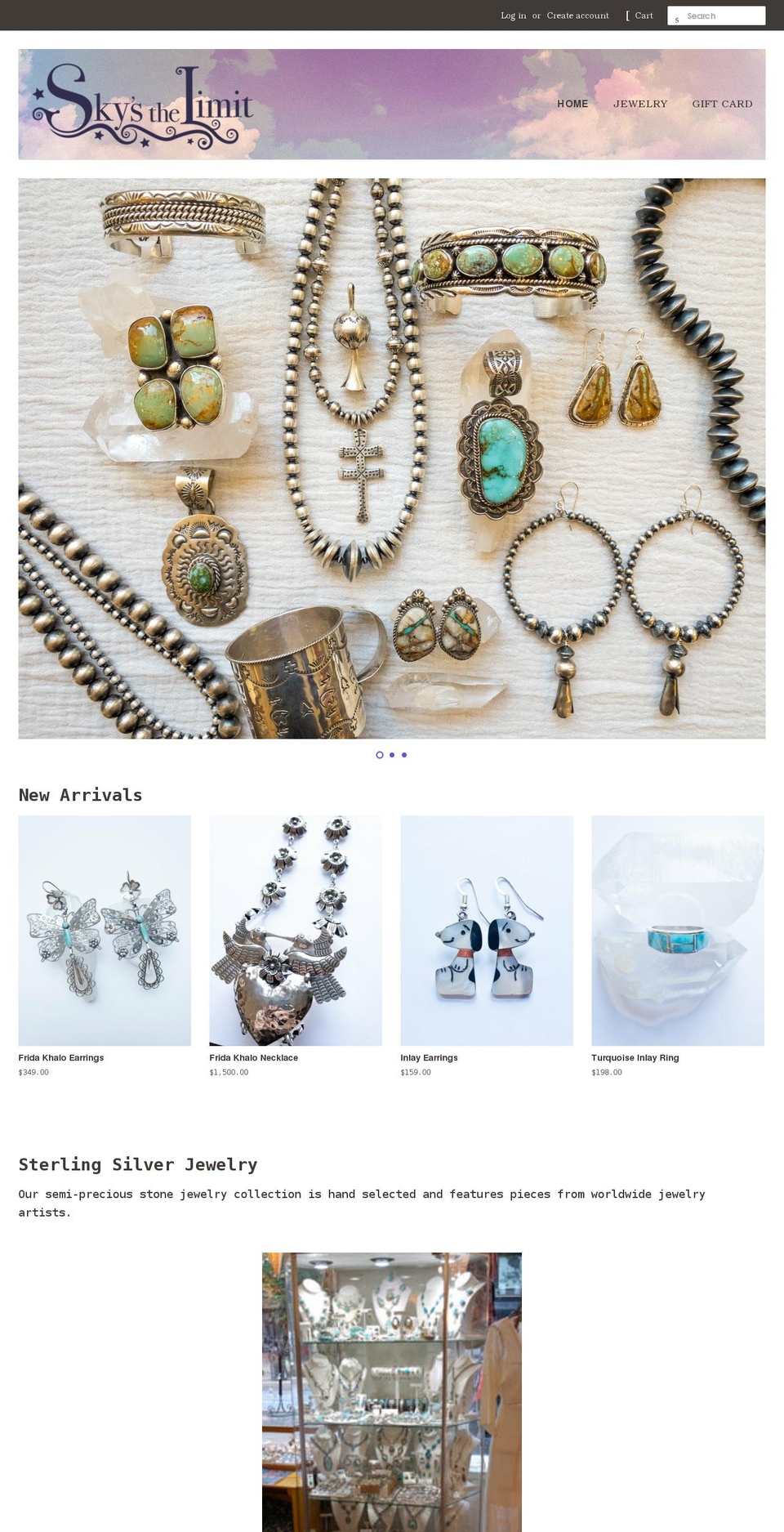 skysthelimitboutique.com shopify website screenshot