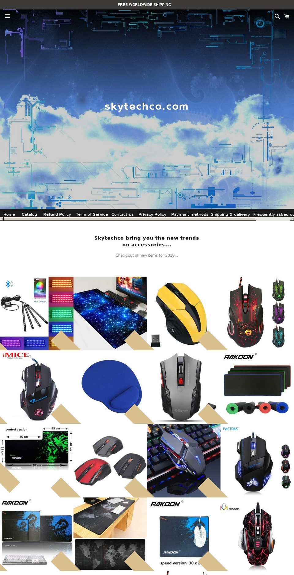 skytechco.com — Shopify storefront screenshot