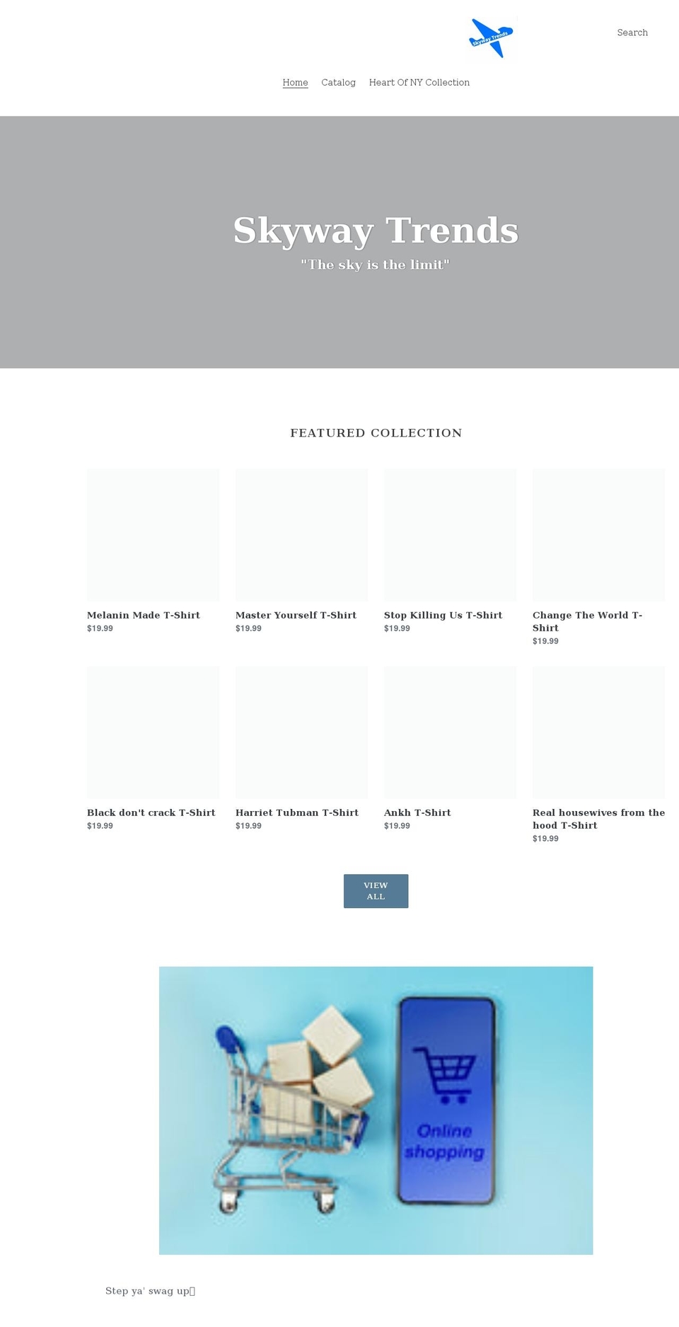 skywaytrends.com shopify website screenshot