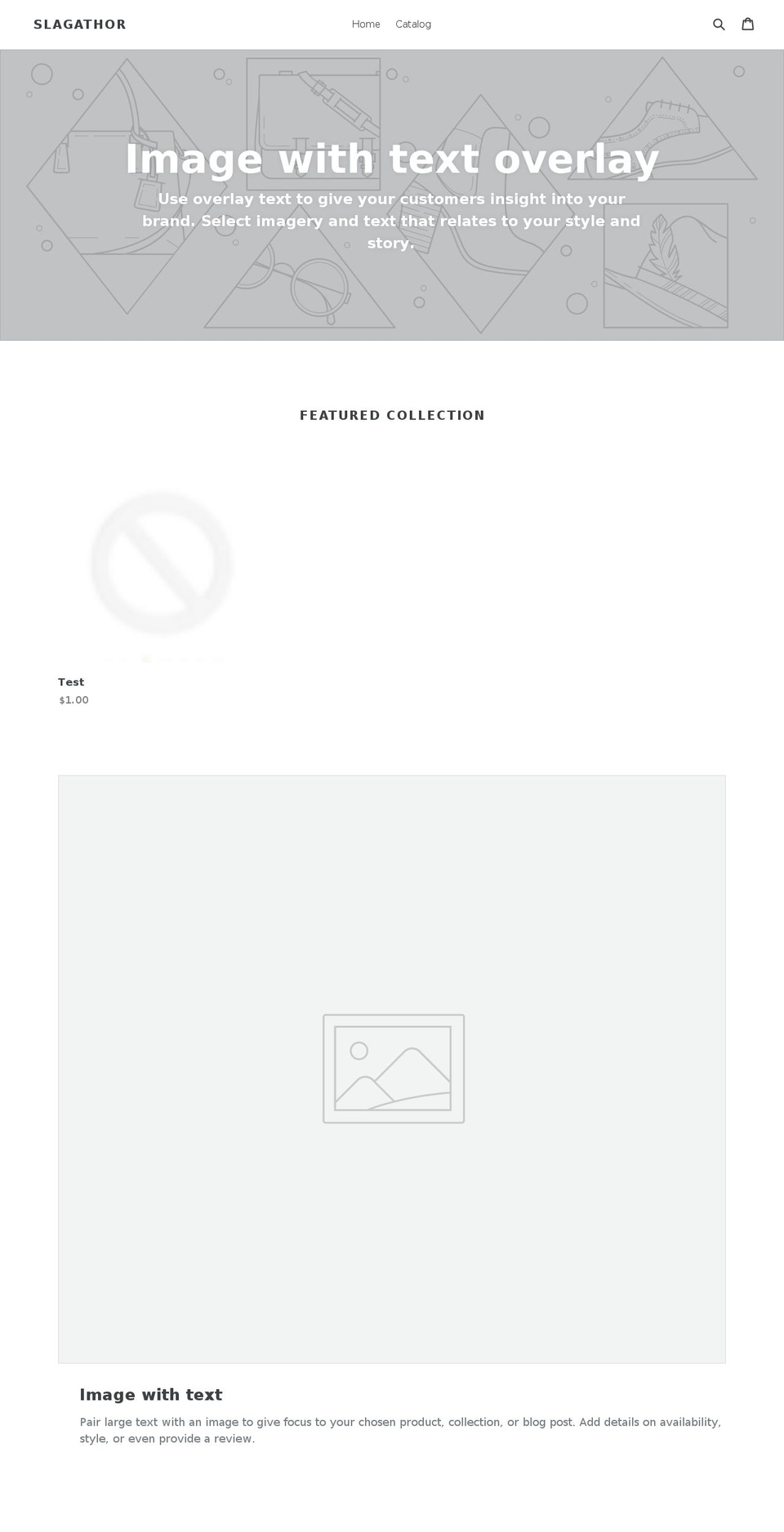 slagathor.com — Shopify storefront screenshot