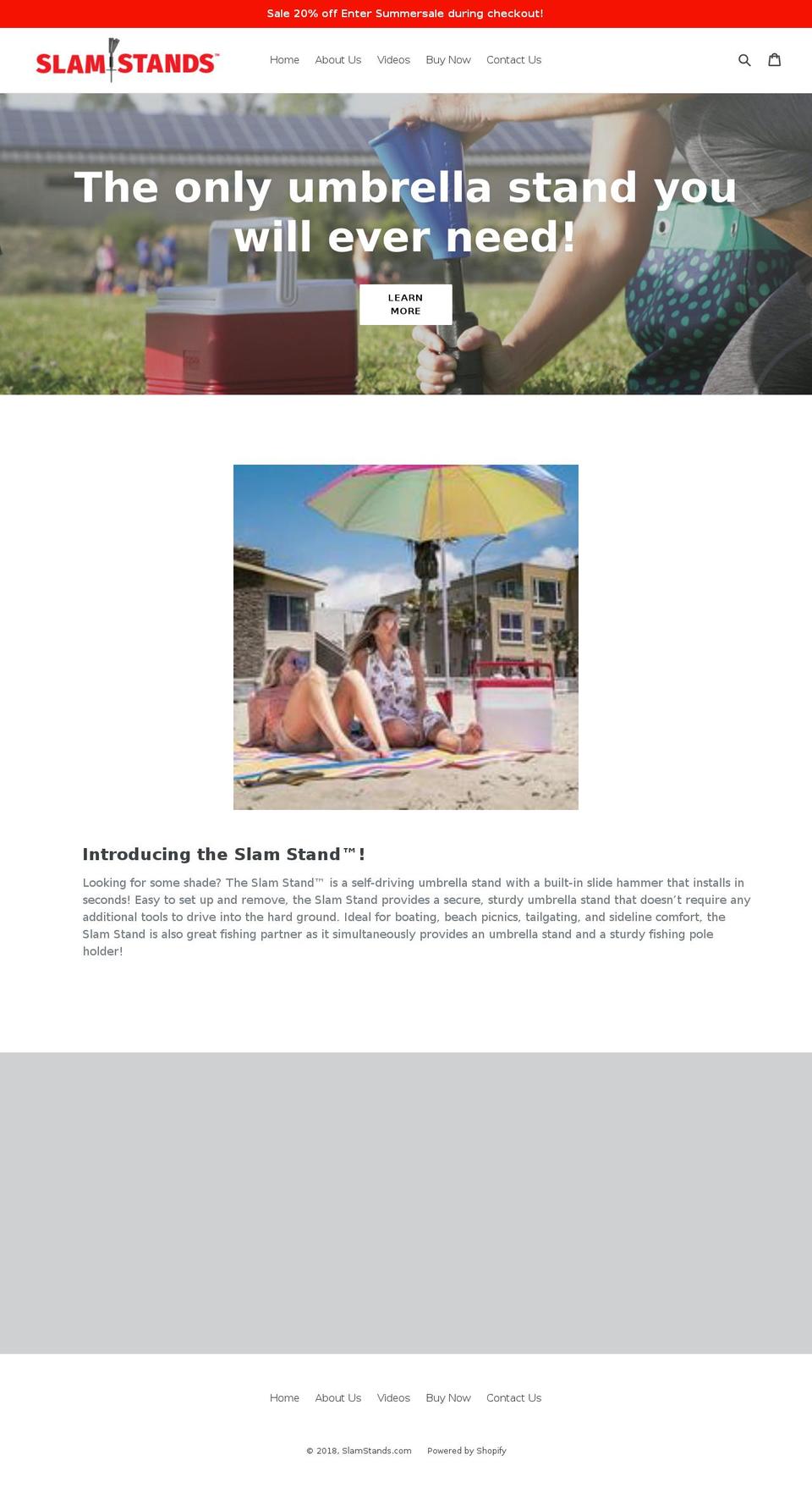 slamstands.com — Shopify storefront screenshot