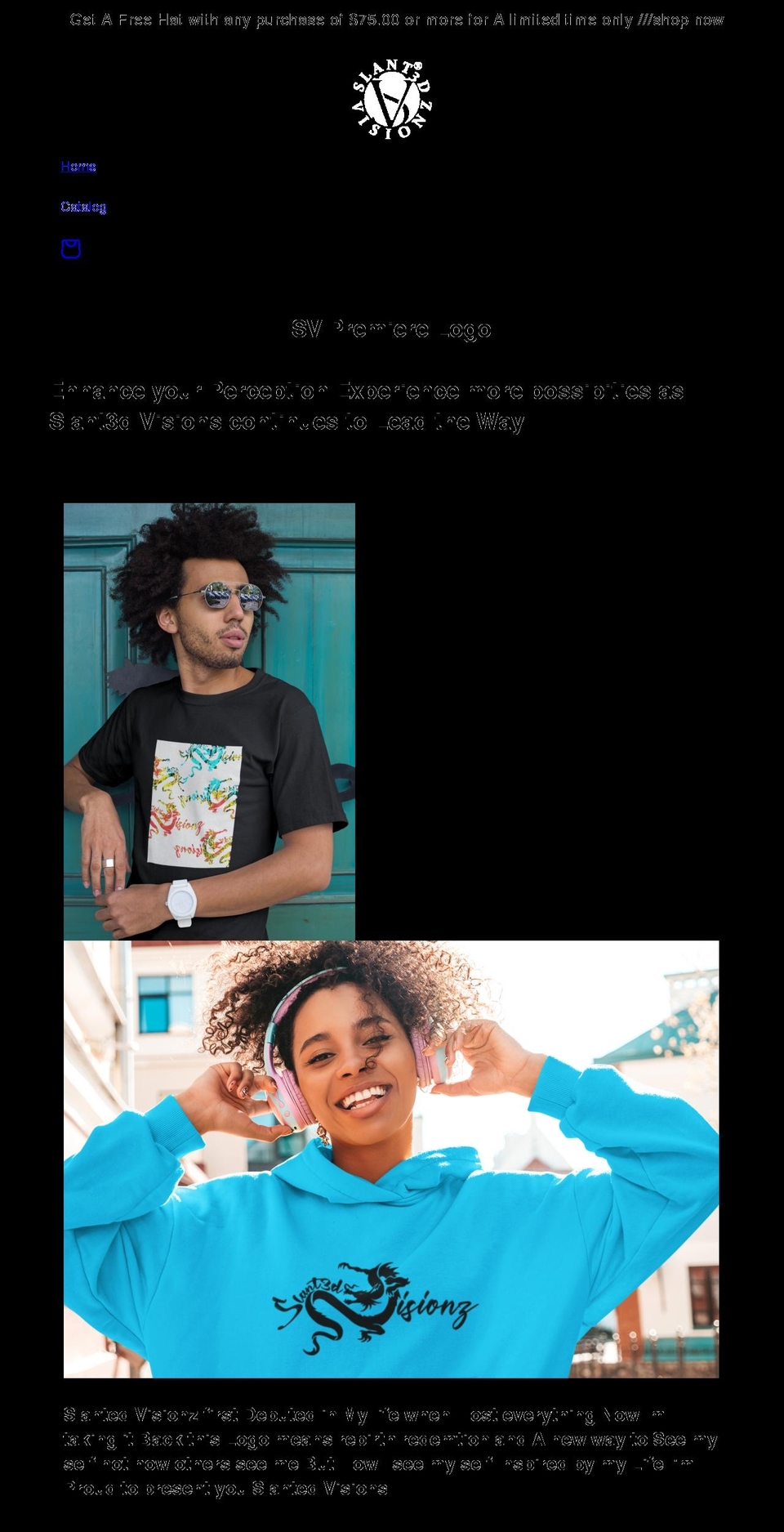 slant3dvisionz.com shopify website screenshot