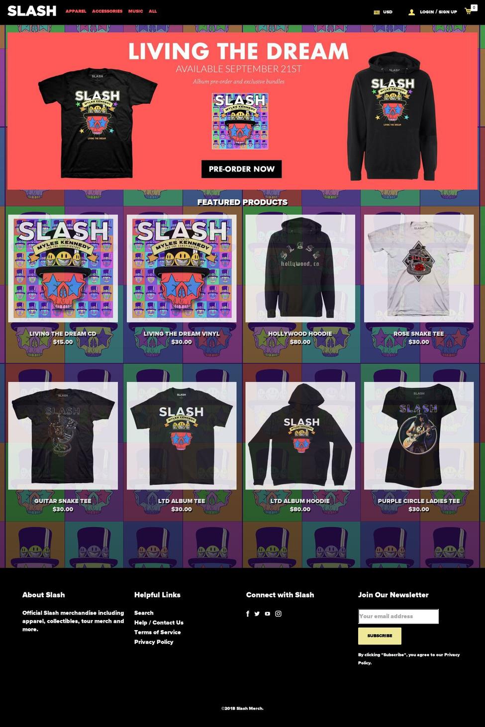 slashmerch.com shopify website screenshot