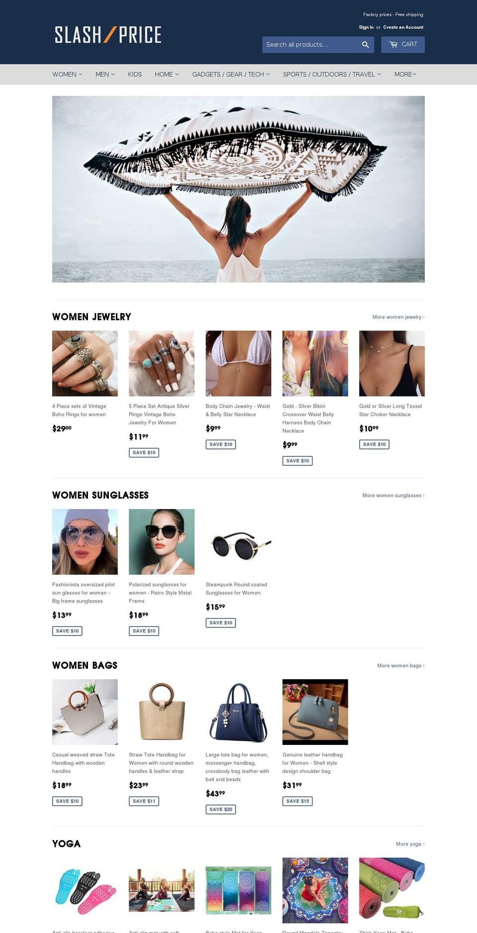 slashprice.net shopify website screenshot