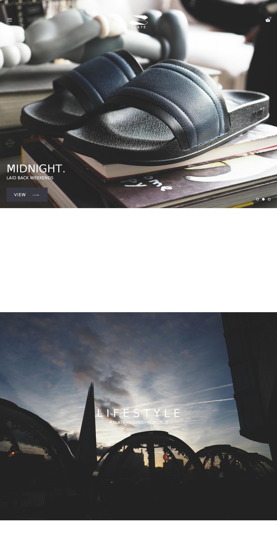 slateofficial.com — Shopify storefront screenshot
