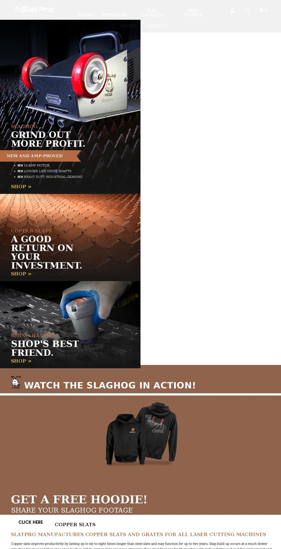 slatpro.com shopify website screenshot
