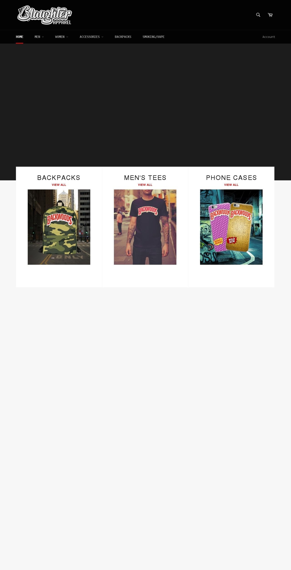 slaughterapparel.com shopify website screenshot