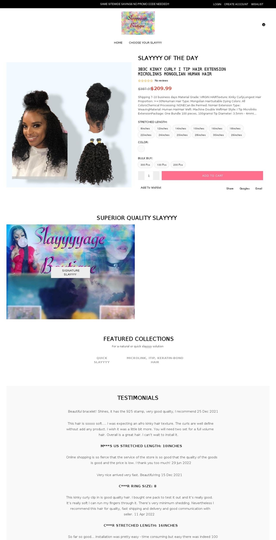 slay4me.com shopify website screenshot