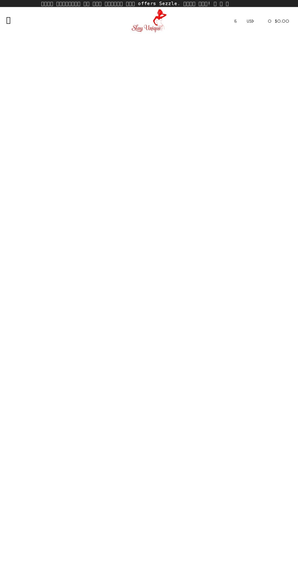 slayunique.com — Shopify storefront screenshot