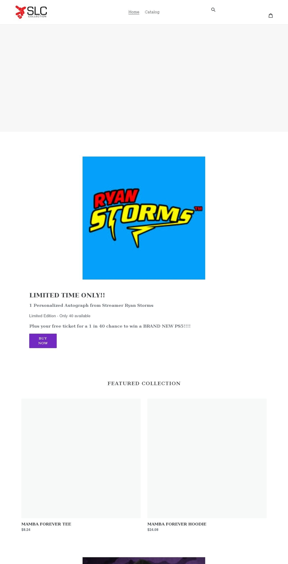 slccollection.com shopify website screenshot