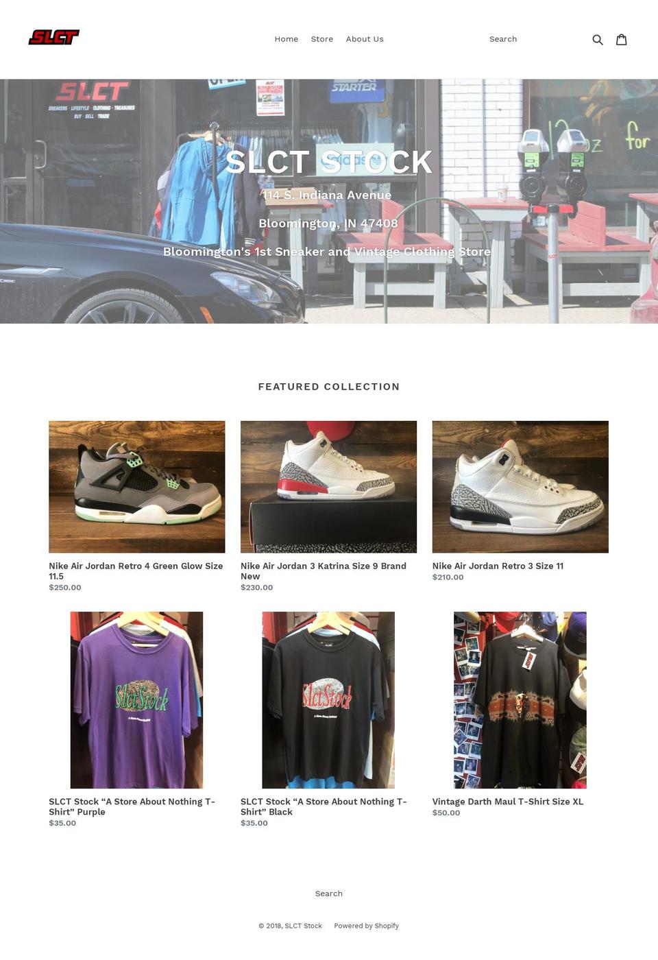slctstock.com — Shopify storefront screenshot