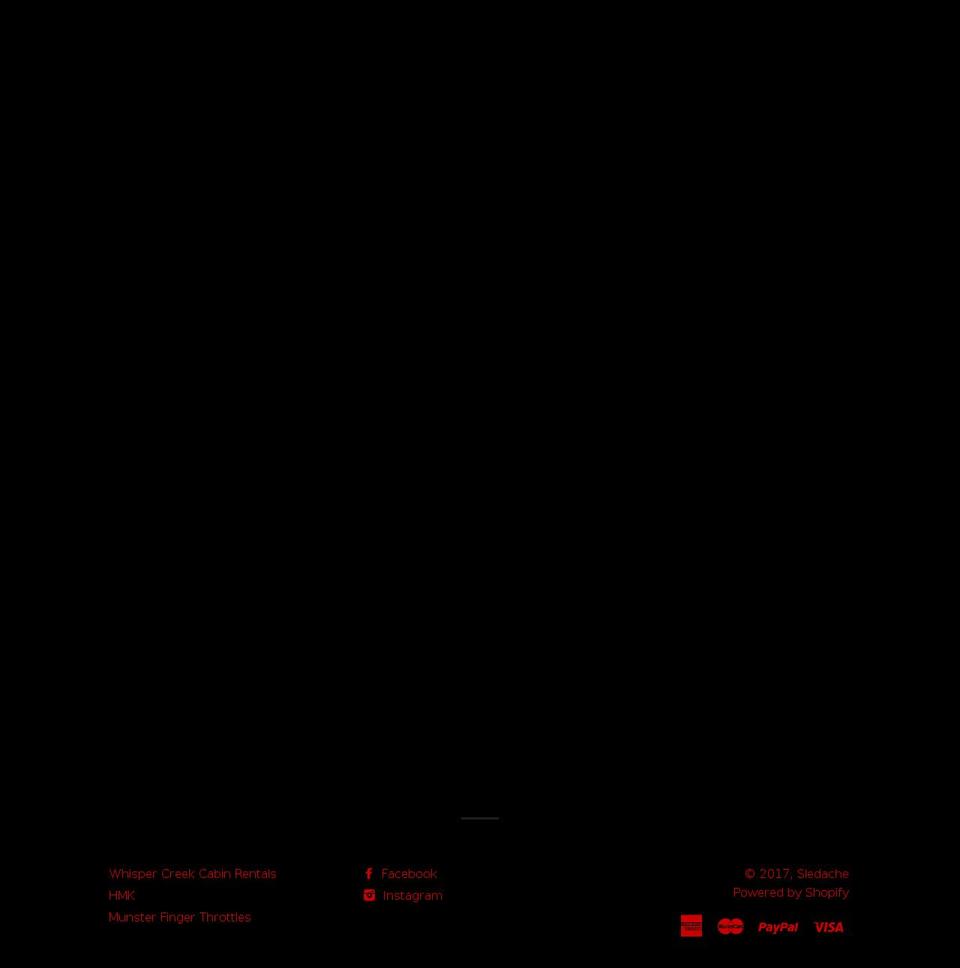 sledache.com shopify website screenshot