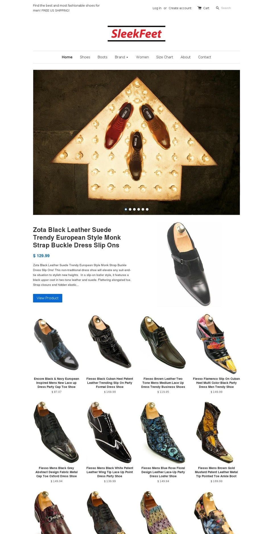 sleekfeet.com shopify website screenshot