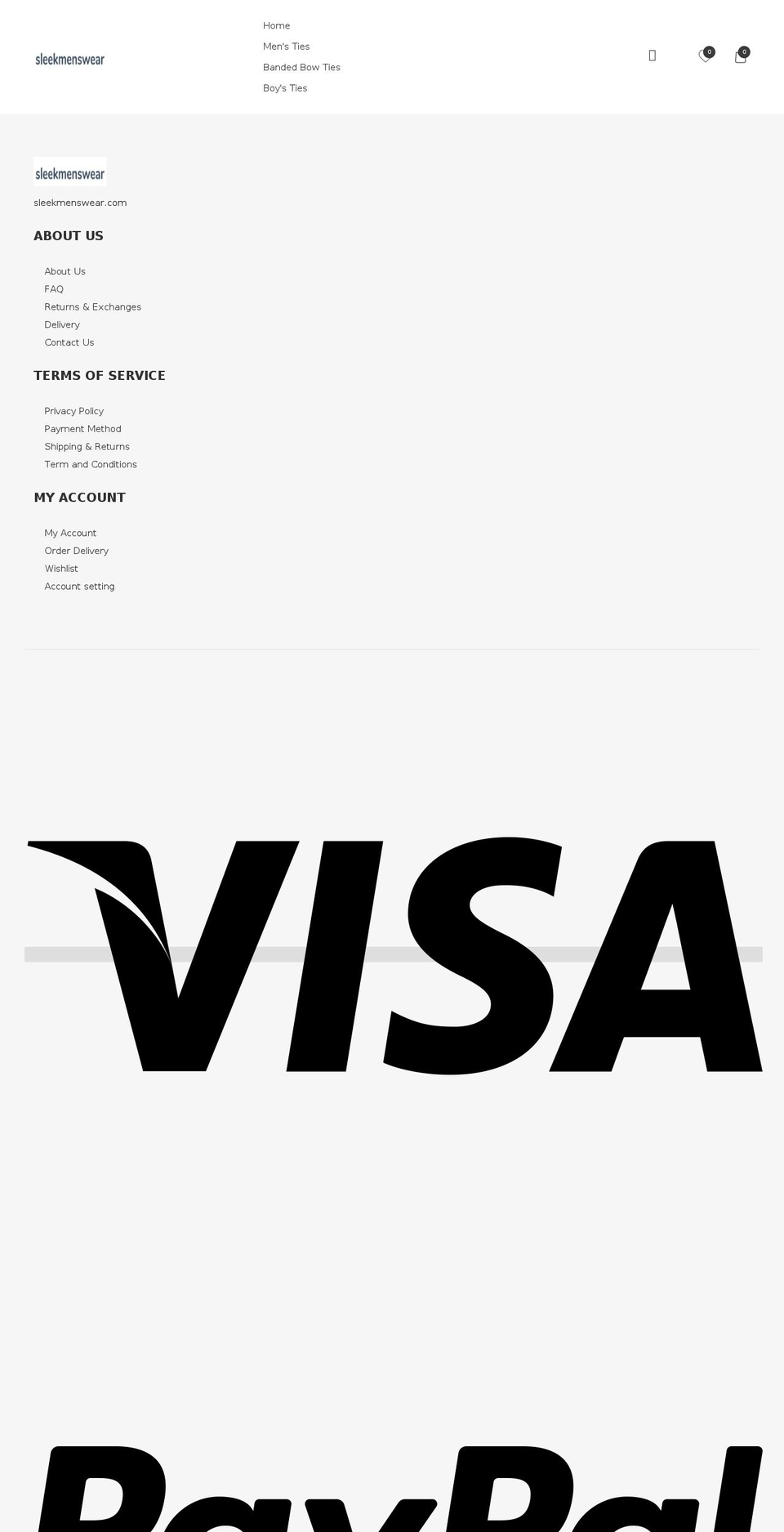 sleekmenswear.com — Shopify storefront screenshot