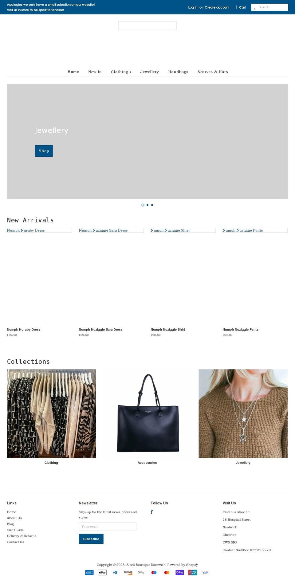 sleeknantwich.com shopify website screenshot