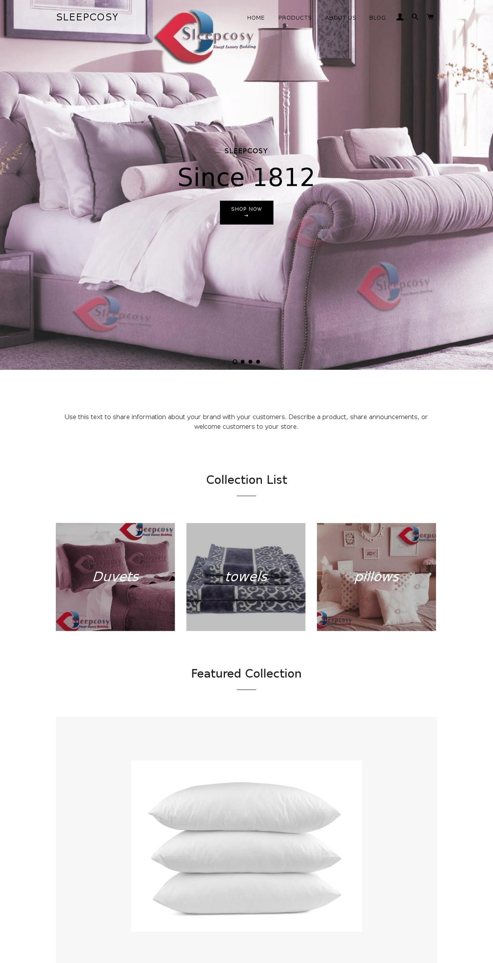 sleep-cozy.com shopify website screenshot