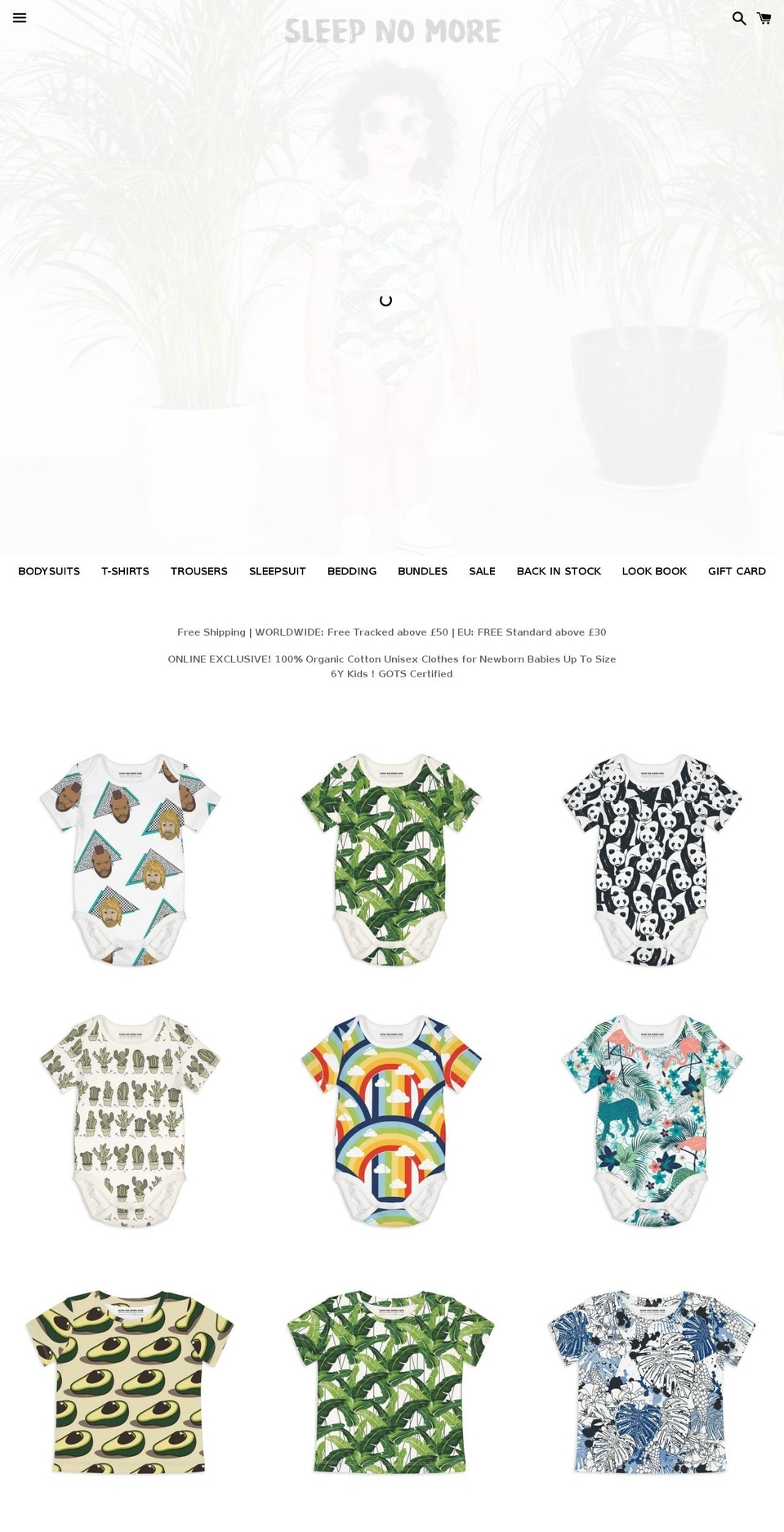 sleep-no-more.com — Shopify storefront screenshot