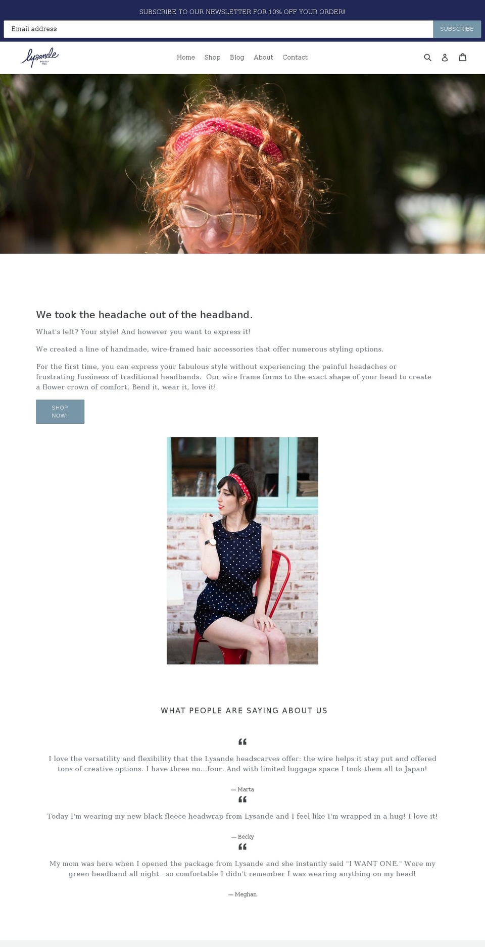 Lysande Shopify theme site example sleepandsparkle.com