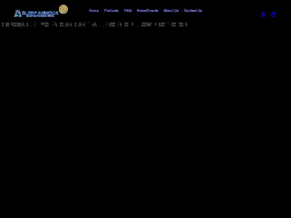 sleeparmour.com shopify website screenshot