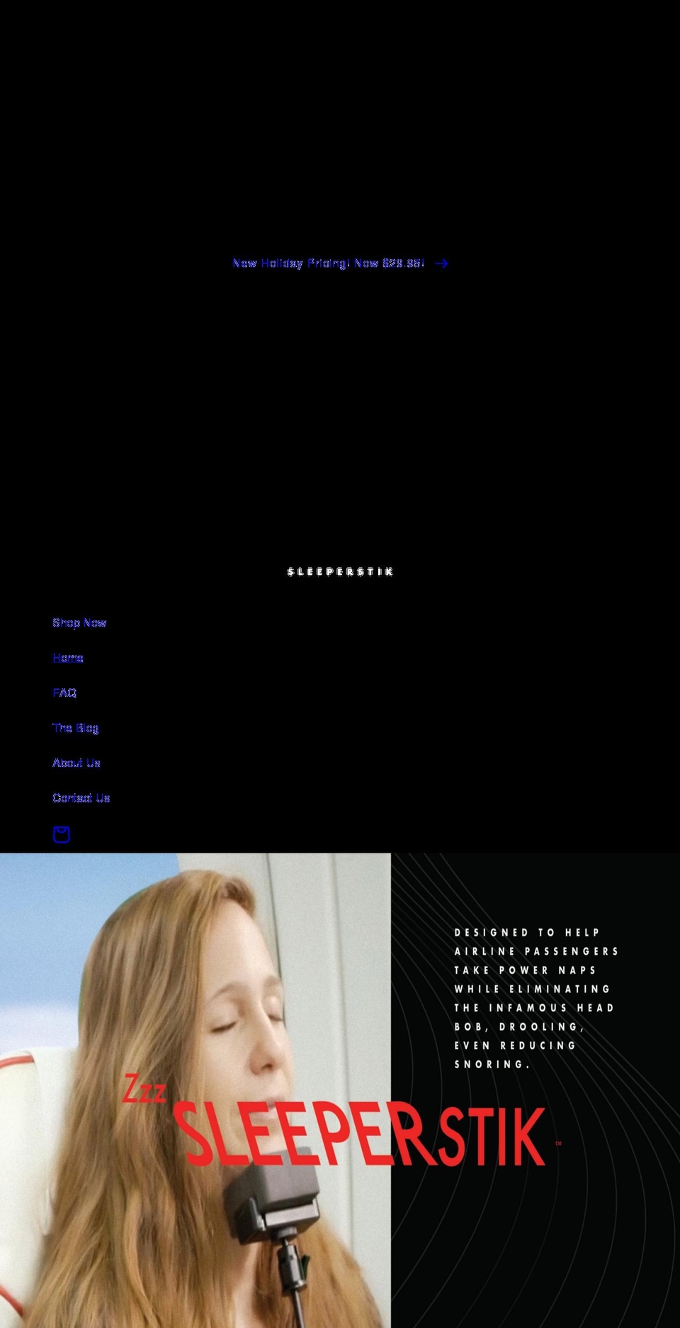 sleeperstik.com shopify website screenshot
