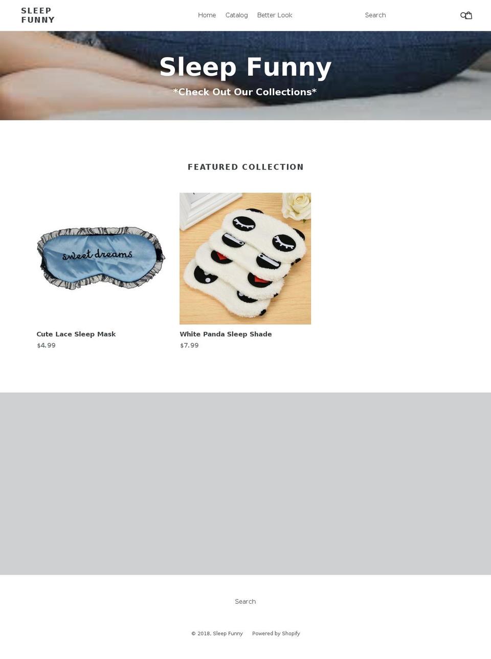 sleepfunny.com — Shopify storefront screenshot