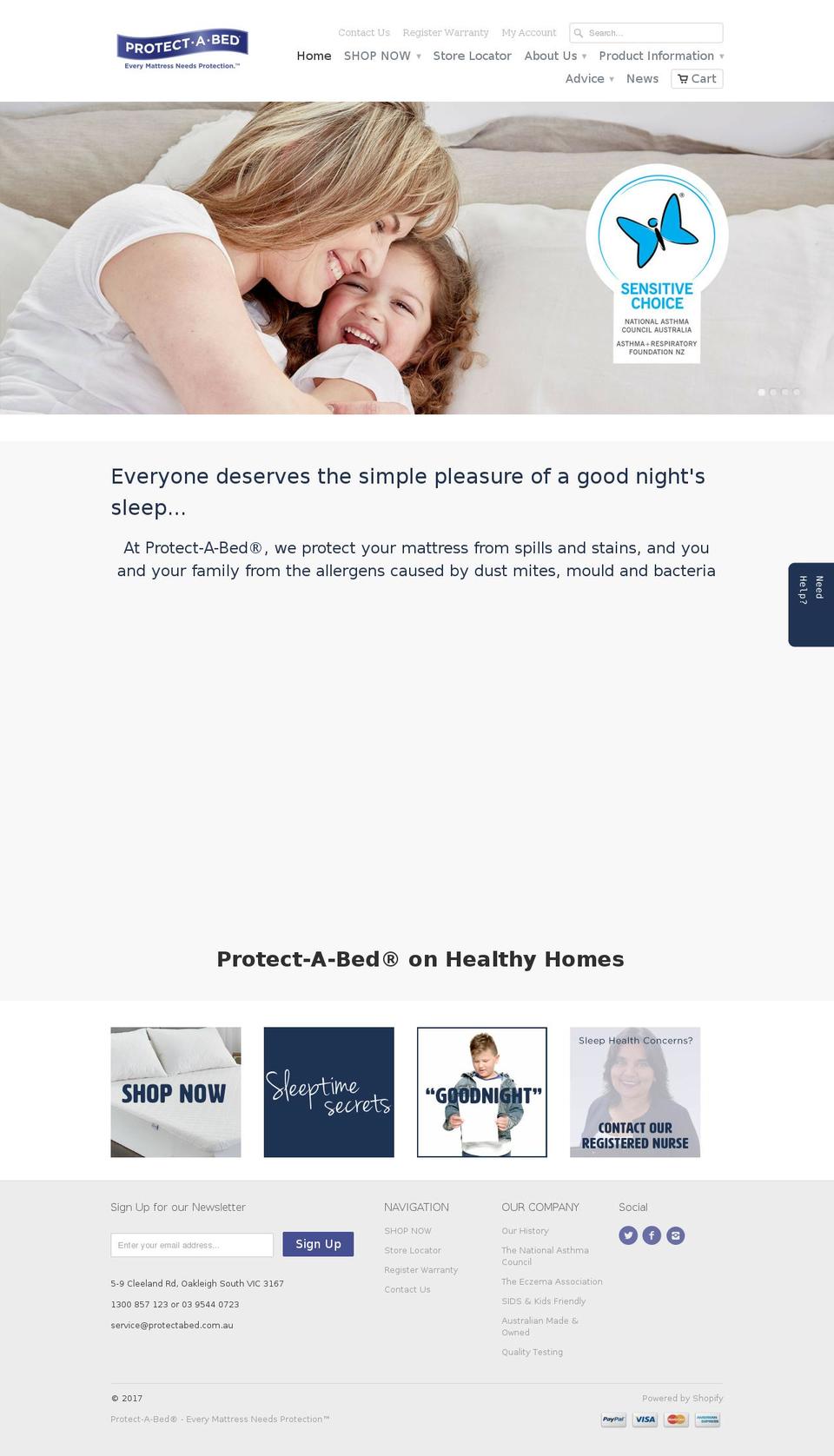 sleepinhealth.net shopify website screenshot
