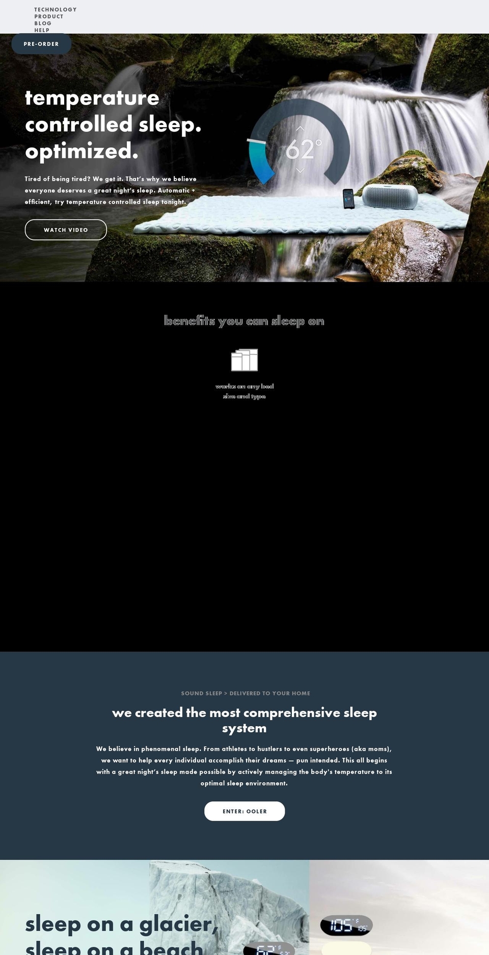 sleepooler.com — Shopify storefront screenshot