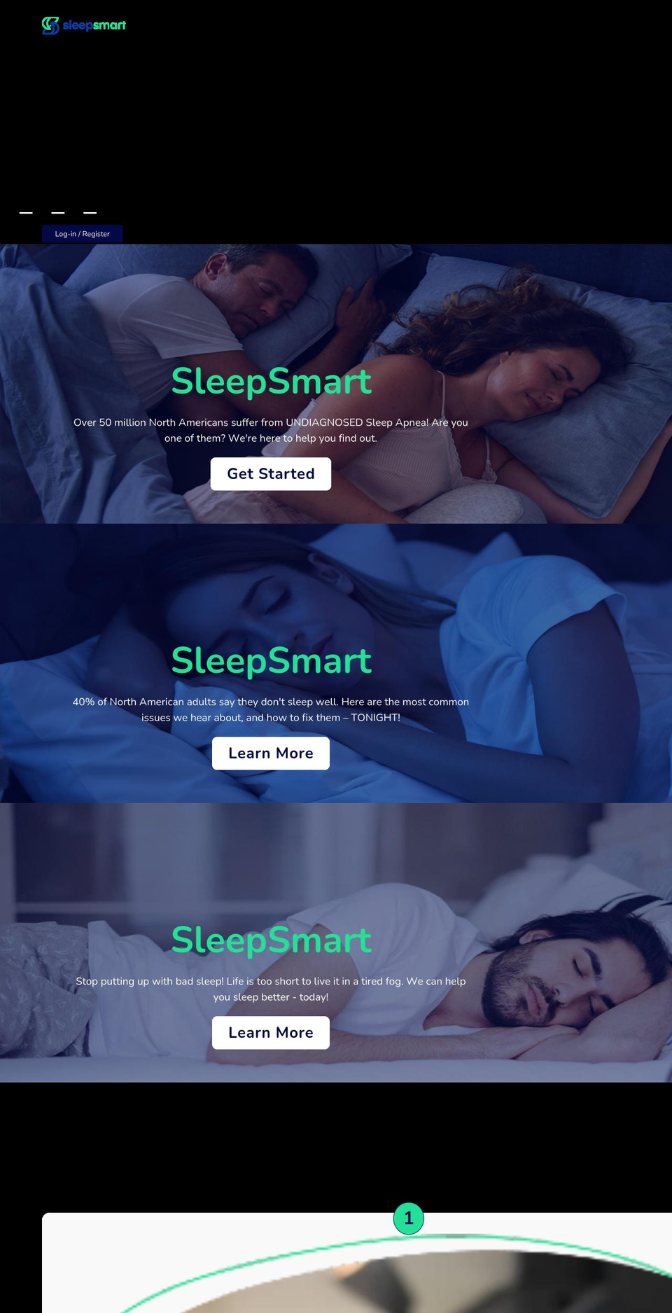 sleepsmart.ca shopify website screenshot