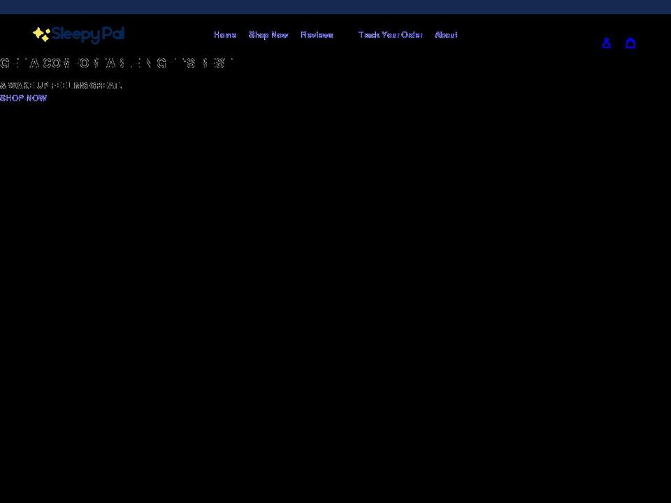 sleepypal.com shopify website screenshot