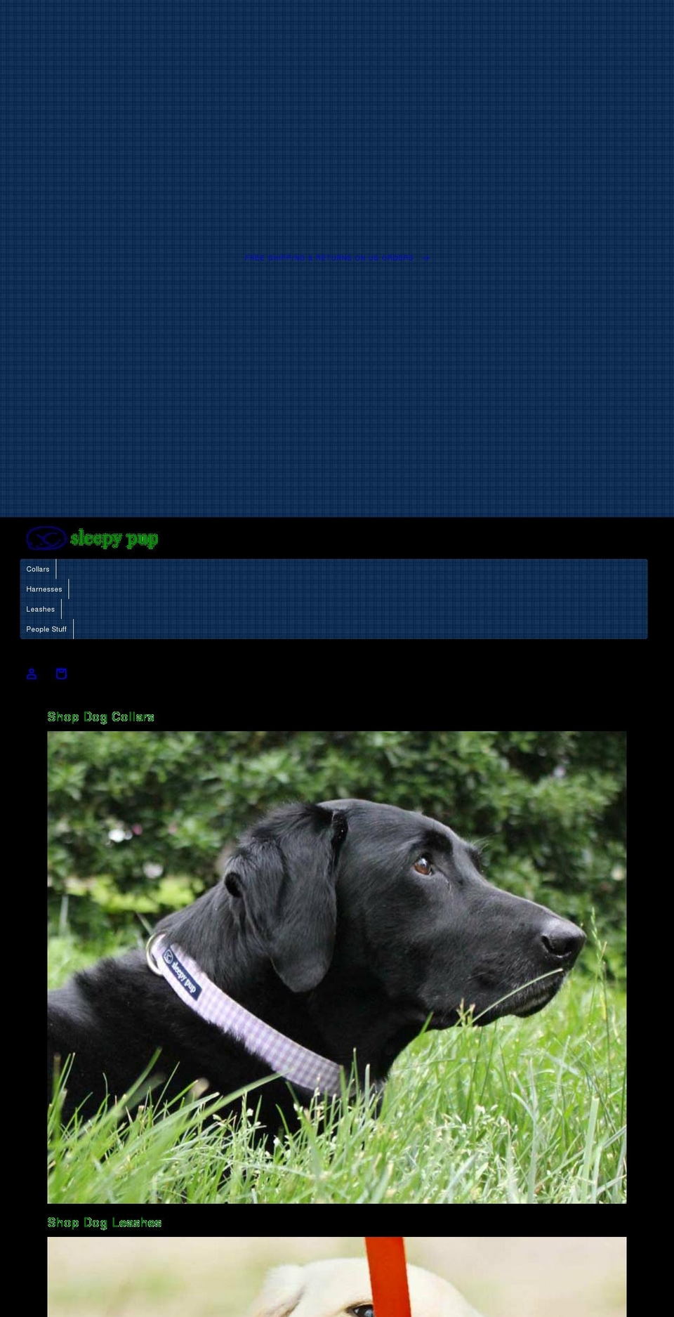 sleepypup.com shopify website screenshot