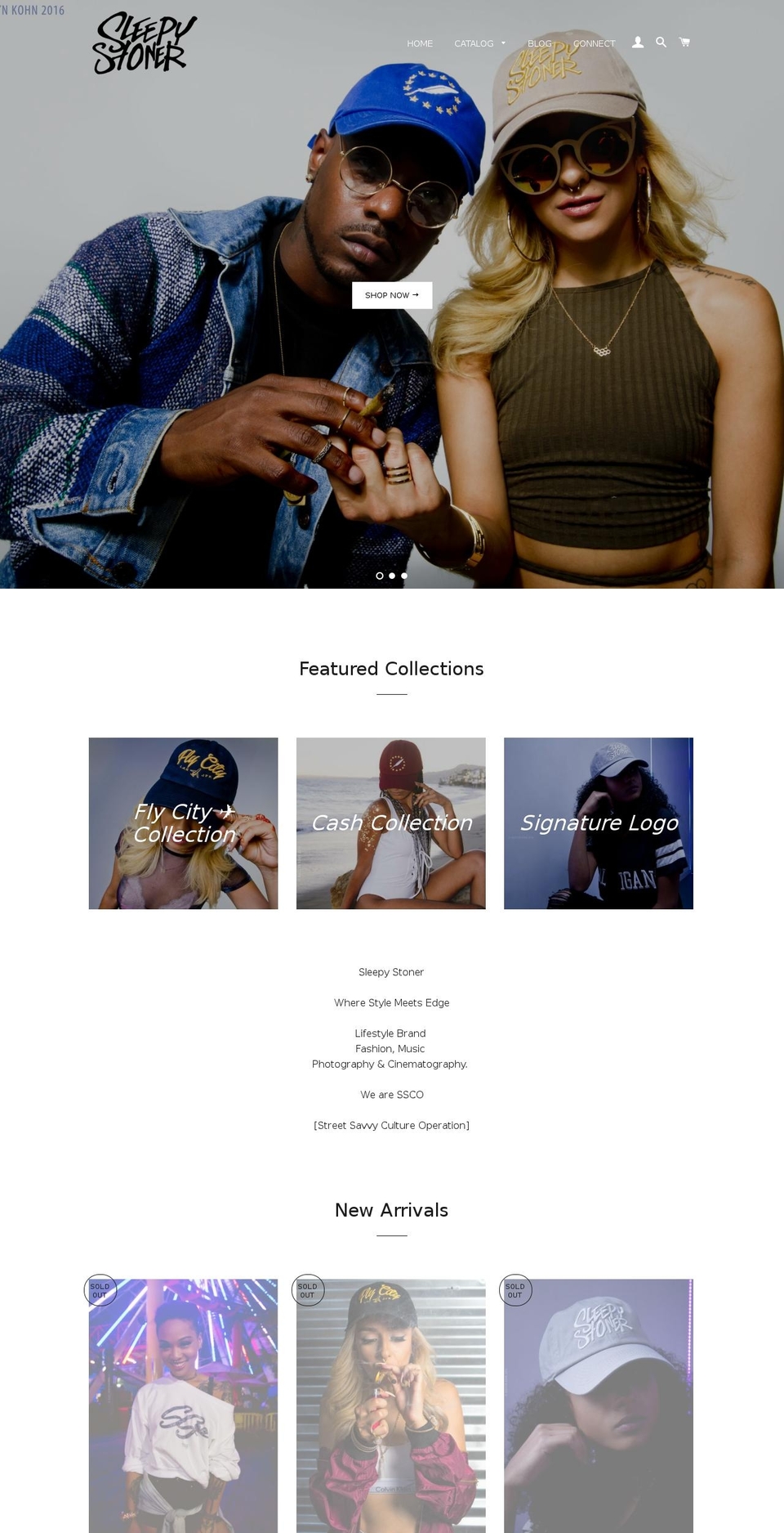 sleepystoner.com shopify website screenshot