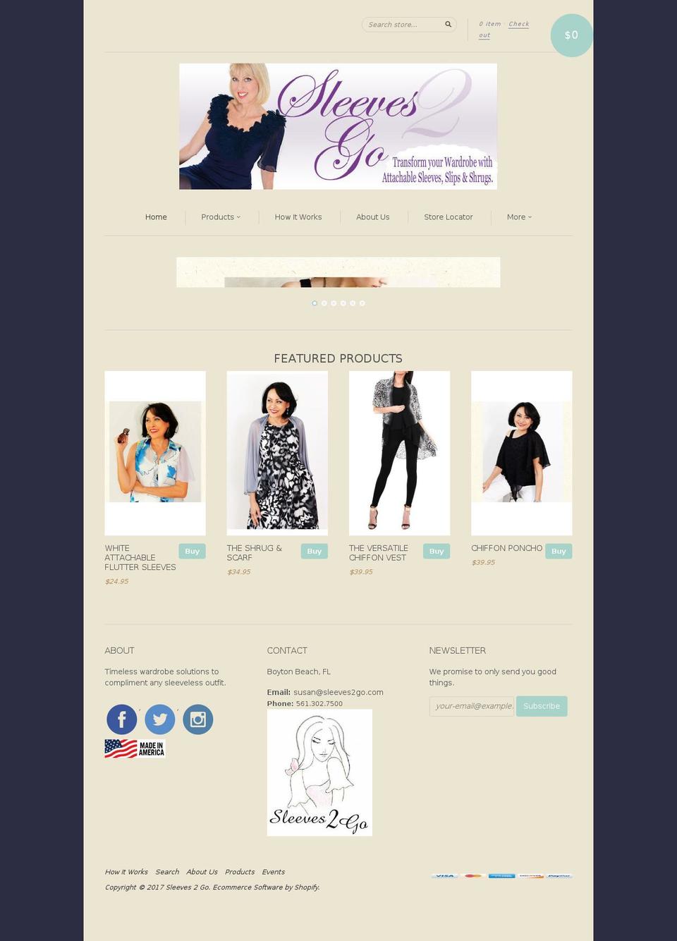 sleeves2go.com shopify website screenshot