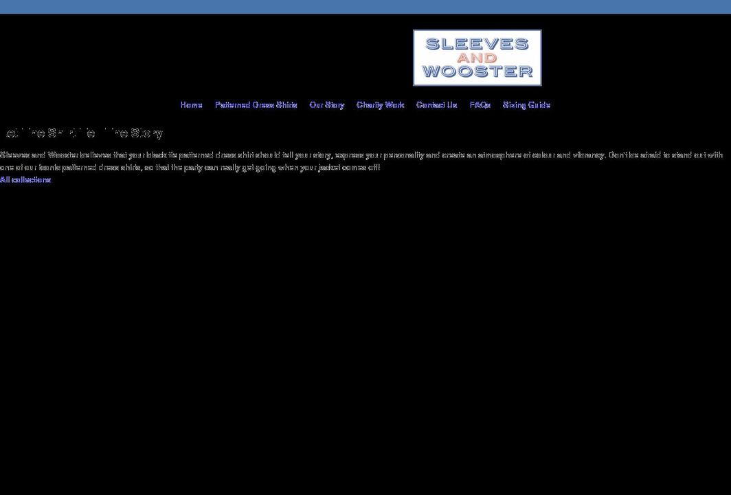 Official website Shopify theme site example sleevesandwooster.co.uk