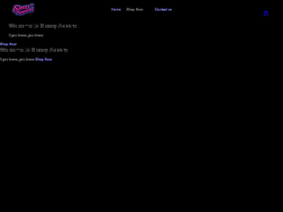 sleezyapparel.com shopify website screenshot