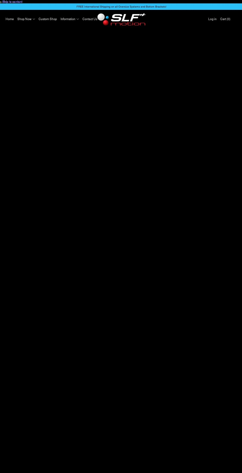 slf-motion.myshopify.com — Shopify storefront screenshot