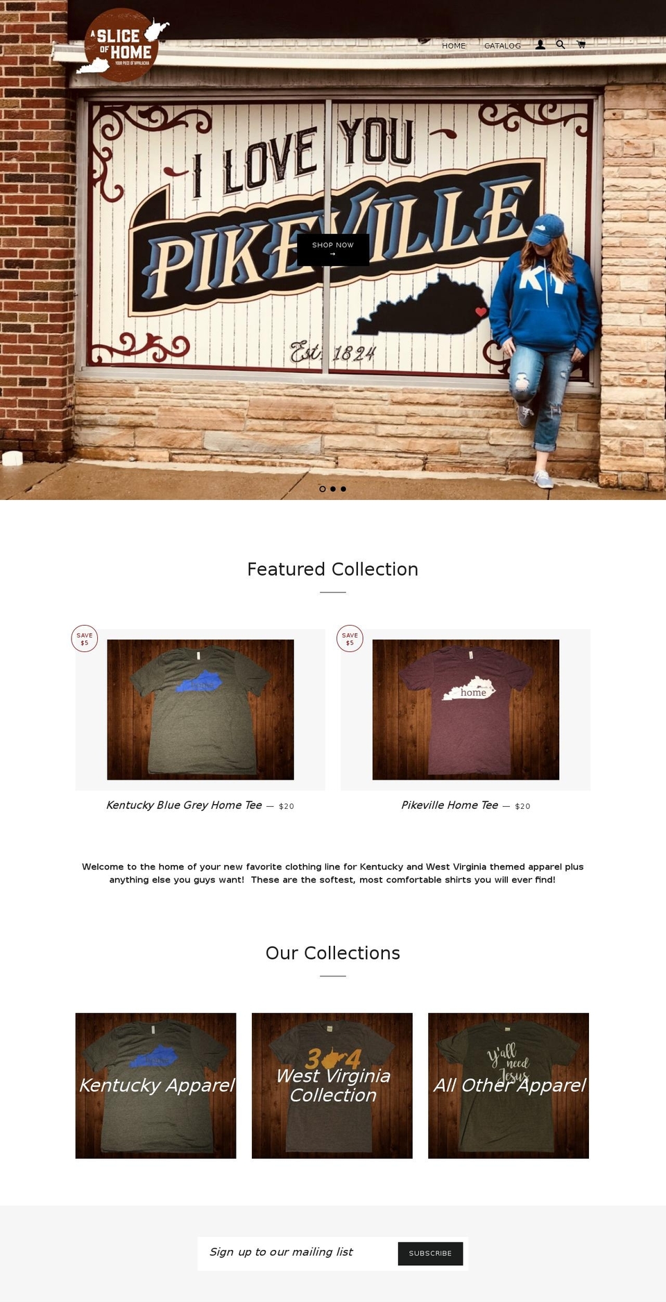 sliceofhomekywv.com — Shopify storefront screenshot