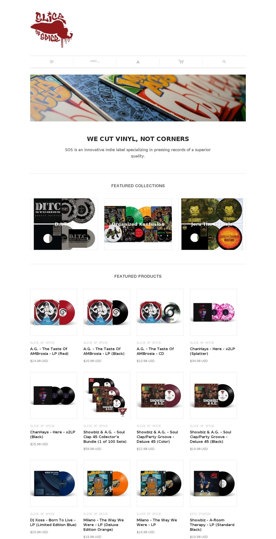 sliceofspice.myshopify.com shopify website screenshot