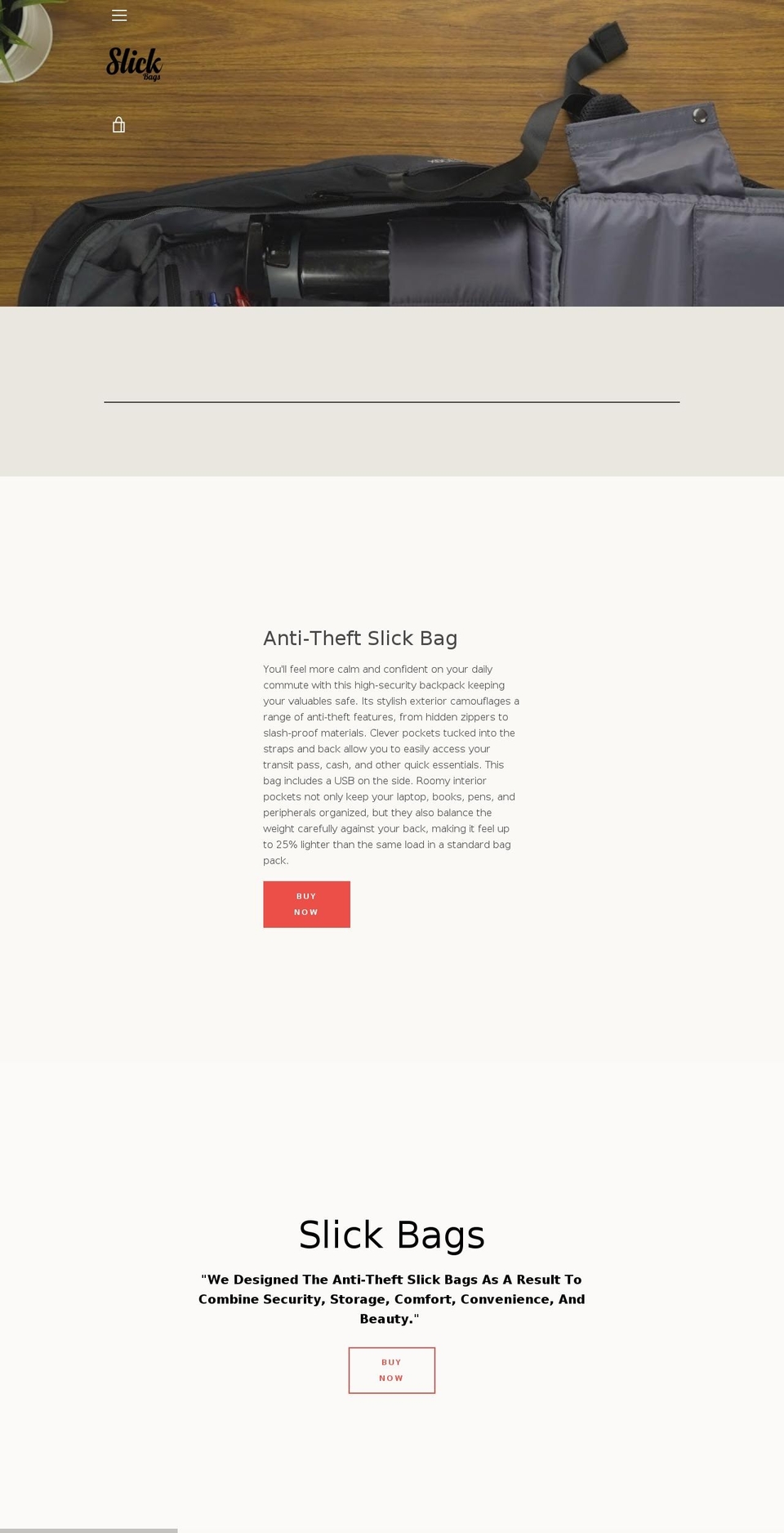 slickbags.com — Shopify storefront screenshot