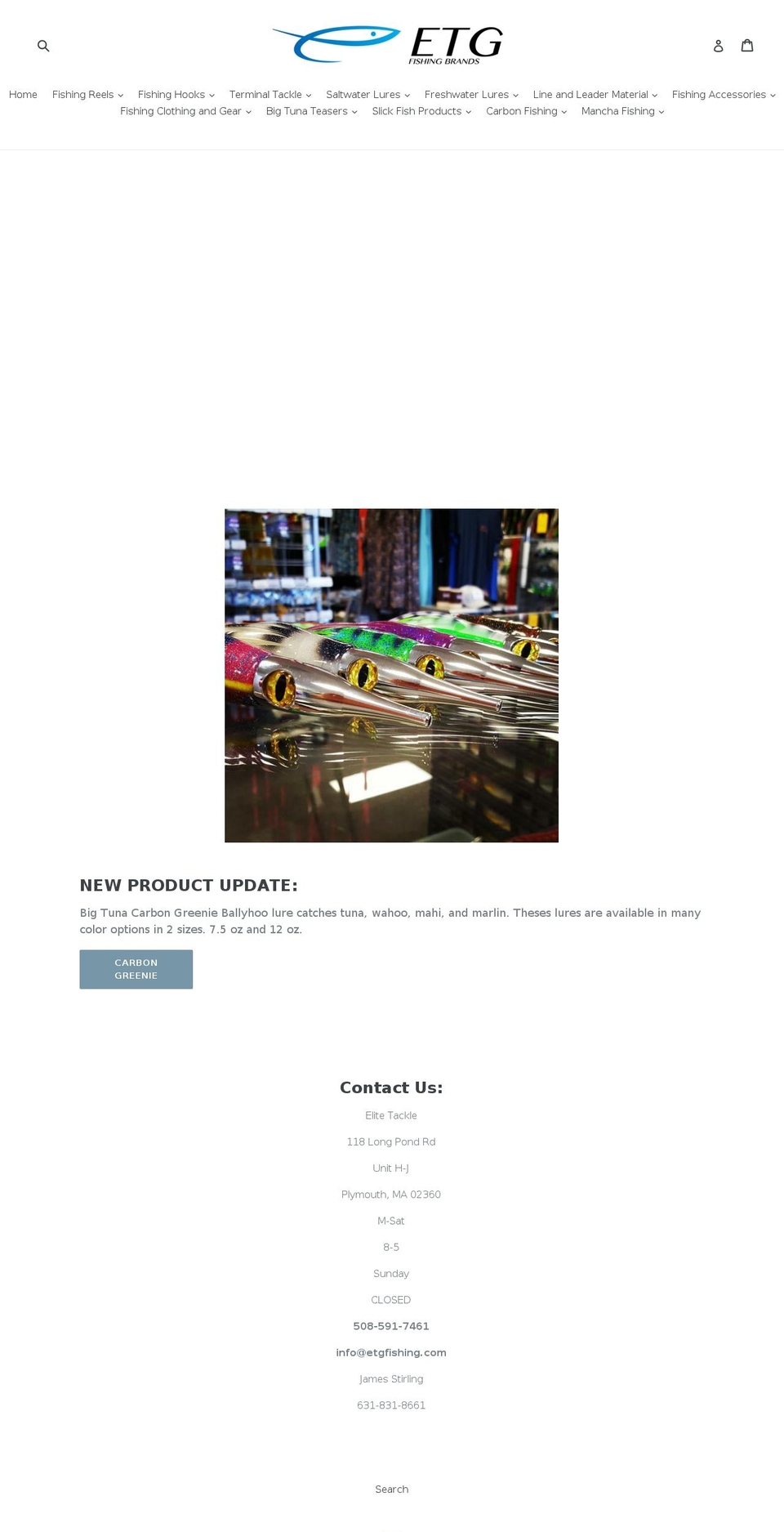 slickfishproducts.com — Shopify storefront screenshot